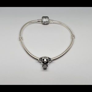 Pandora bracelet with Dobby charm